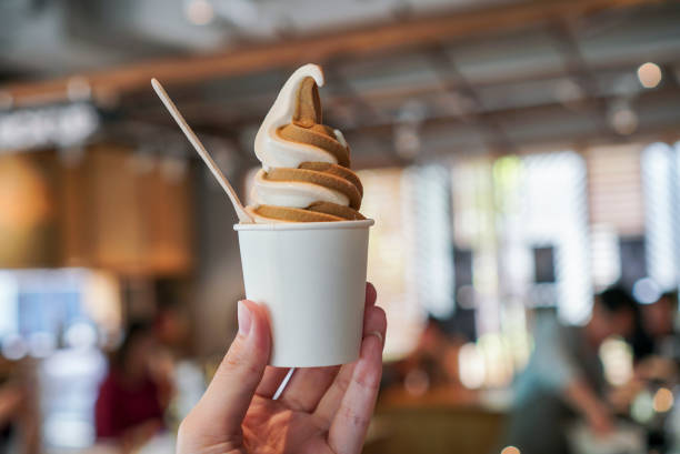 istock Tiramisu ice cream soft serve. 1184804073