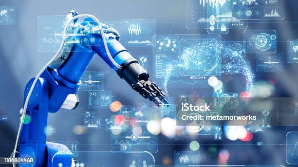 Industrial Technology Concept Factory Automation Smart Factory Industry 40 Stock Photo - Download Image Now