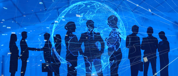 istock Global business concept. Human resources. Network of business. 1184804672