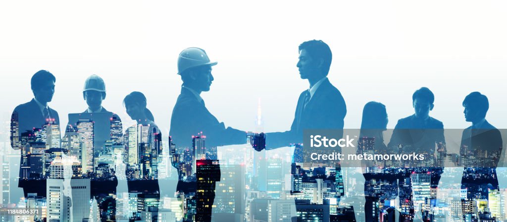 Business and industry concept. Human resources. Human relationship. Construction Industry Stock Photo