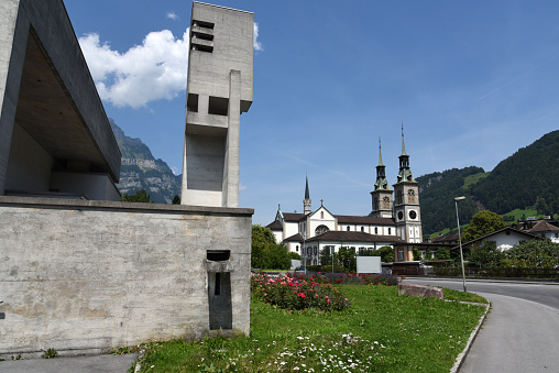 The Graines castle in the Aosta Valley, with its ruined walls