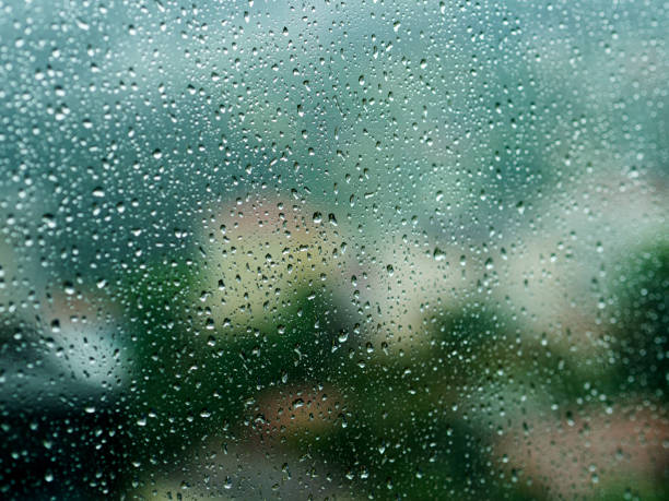 istock Water Drops Background, Rain drop,Natural water drops on glass,Backgrounds, 1184812516