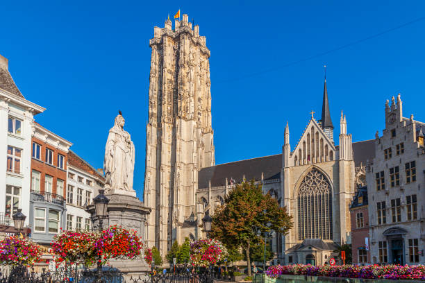 St. Rumbold's Cathedral is the cathedral of Mechlin, dedicated to Christian missionary and martyr Saint Rumbold, whose construction started shortly after 1200, and it was consecrated in 1312. Its dominating tower, despite being unfinished, is a World Heritage monument.