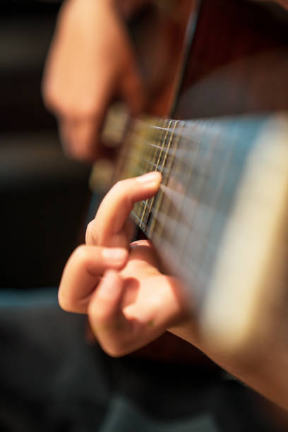 istock Musician playing classic guitar 1184819809