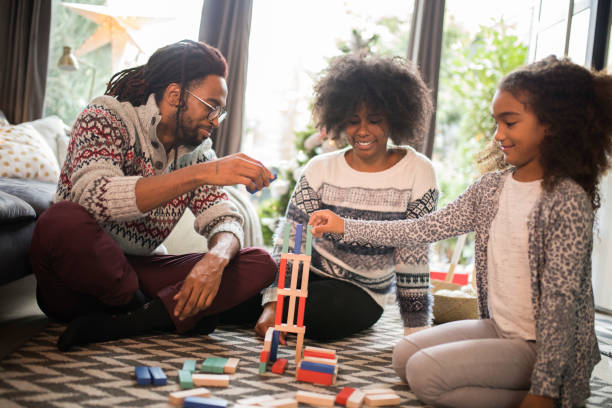 istock Board games bring  family together 1184825173