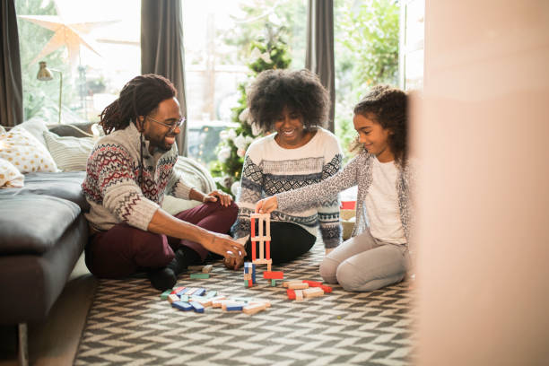 istock Board games bring  family together 1184826093