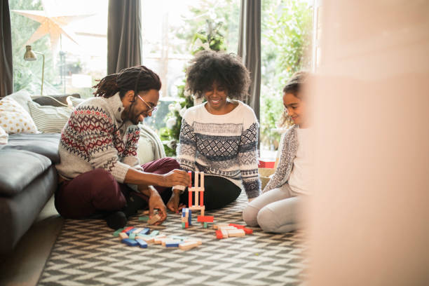 istock Board games bring  family together 1184826135