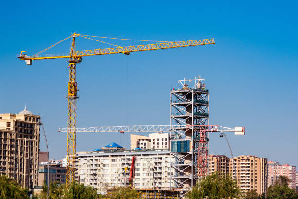 istock Construction of a new building 1184826324