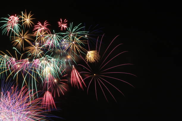 istock Fireworks exploding during a Fireworks Festival, Tokyo, Japan 1184830730