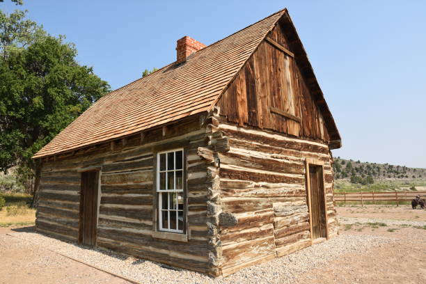 istock wooden butch cassidy house 1184831173