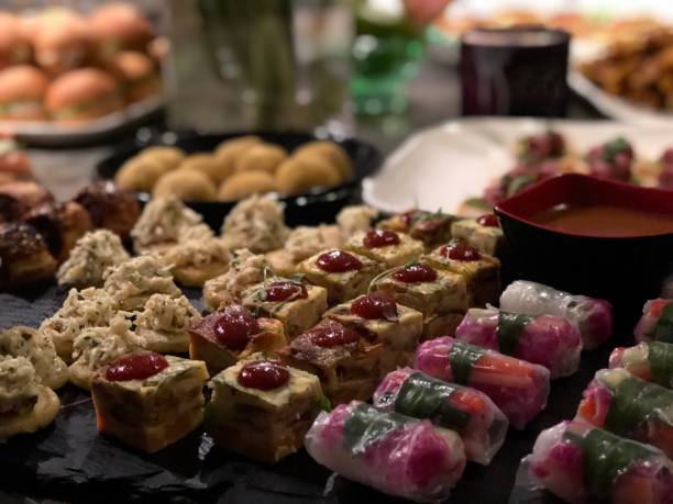 istock Delicious looking party food 1184836944