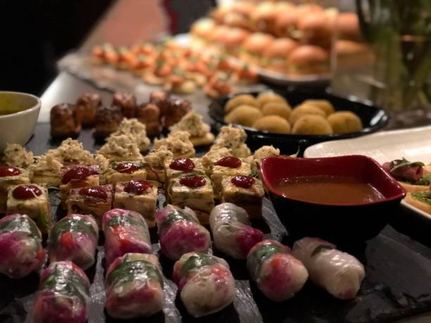 istock Delicious looking party food 1184837084
