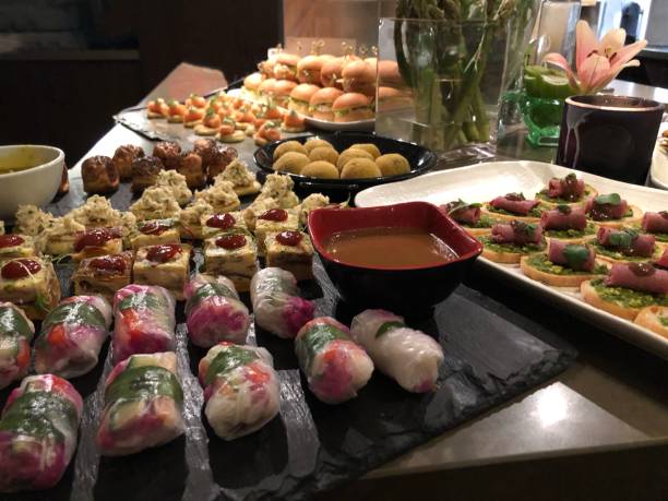 istock Delicious looking party food 1184837639