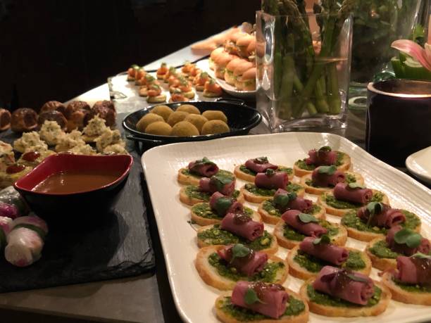 istock Delicious looking party food 1184837678