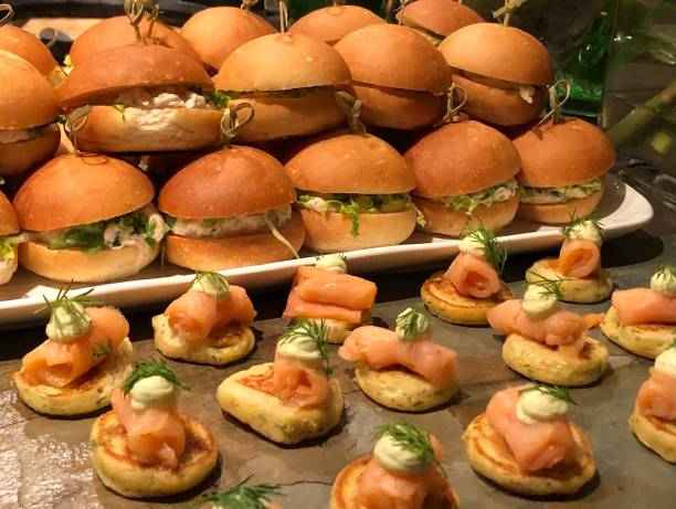 istock Delicious looking party food 1184837874