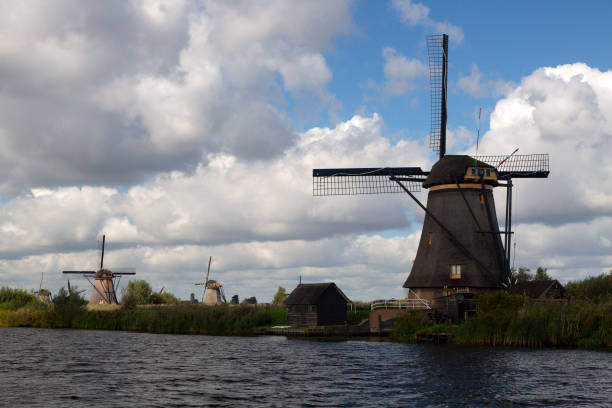 istock Dutch windmills of World Heritage Site Kinderdijk 1184838401
