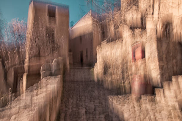 village of san Antonino in Corsica