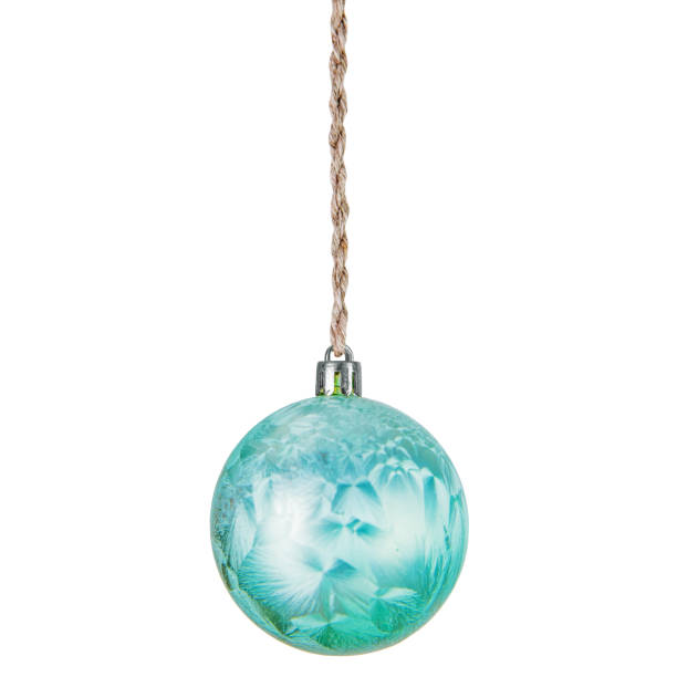 istock Turquoise Icy Christmas Ornament 1184842411