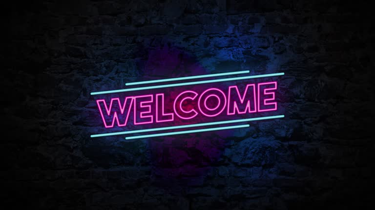 Welcome Neon Sign Stock Videos and Royalty-Free Footage - iStock Welcome Neon Sign Stock Videos and Royalty-Free Footage - iStock