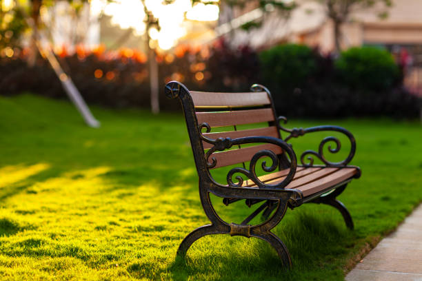 istock Spring summer background with a frame of grass and leaves on nature. 1184843854