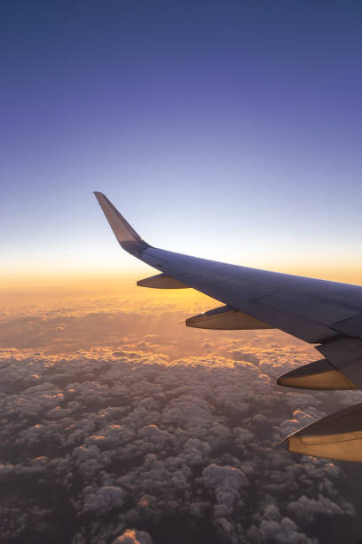 istock The aircraft flying over the Pacific Ocean. 1184844474