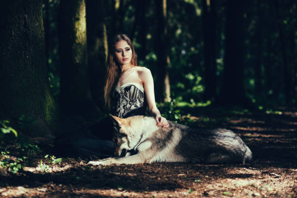 istock Woman and dog 1184848808