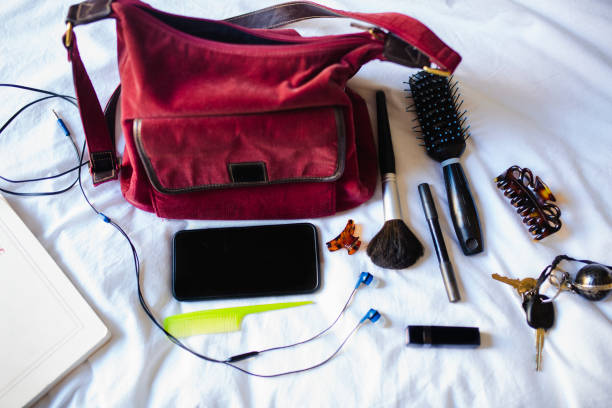 Summer everyday objects flat lay