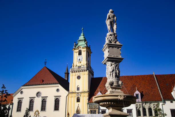 istock Hlavne namestie in Bratislava 1184850281