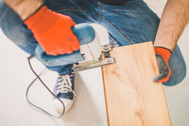 istock European man working at home - flooring technology 1184851855