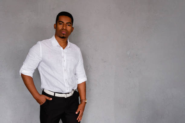 istock Successful handsome confident African American businessman posing 1184855772