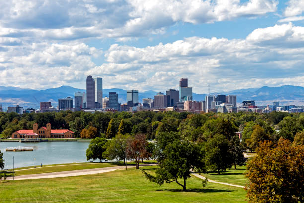 istock Denver city and beautiful park. 1184855947