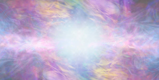 beautiful ethereal special occasion multicoloured background - vital force imagens e fotografias de stock