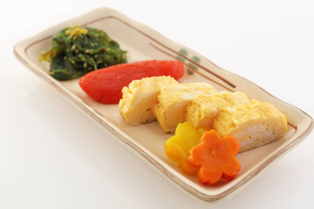 Delicious Japanese cuisines on a dish