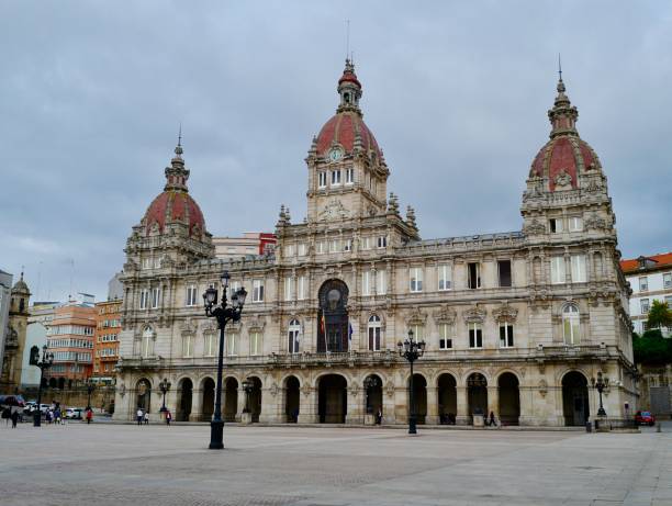 istock Maria Pita Square, La Coruna, Spain 1184869980