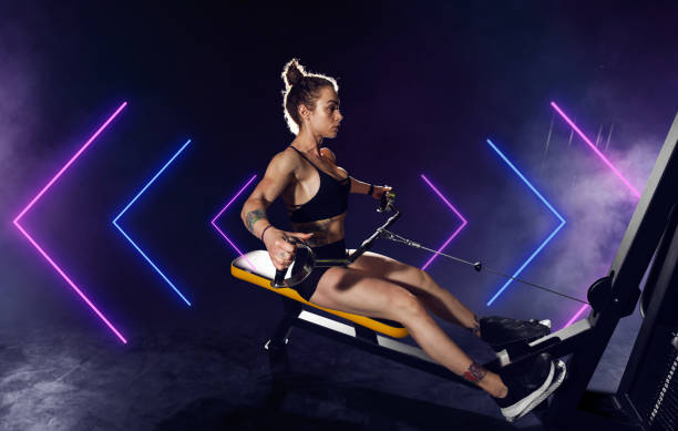 istock Athletic girl. Gym. 1184876281