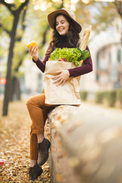istock Organic grocery shopping 1184884255
