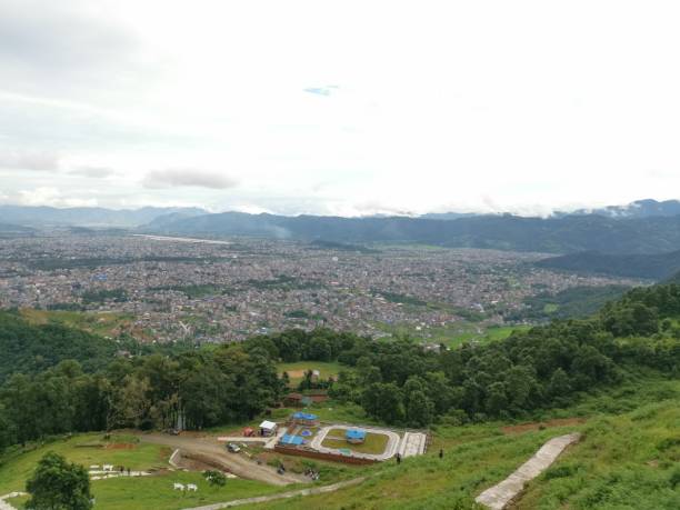 istock Pokhara valley from sahit memorial park 1184887338