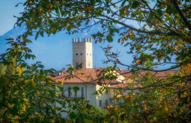 istock Autumn panoramic view, Inverigo, Lombardy, Italy 1184890552