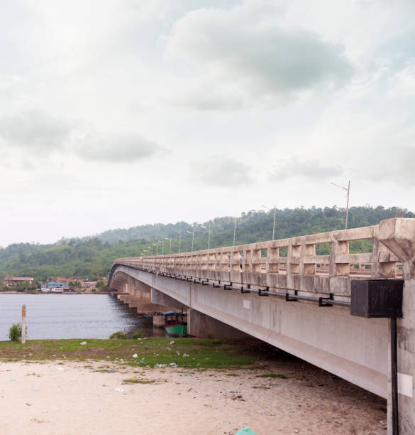 istock Concrete Bridge In Cambodia 1184893803