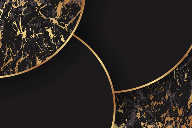 istock Modern geometric luxury black background for business or presentation or greeting card. 1184897809