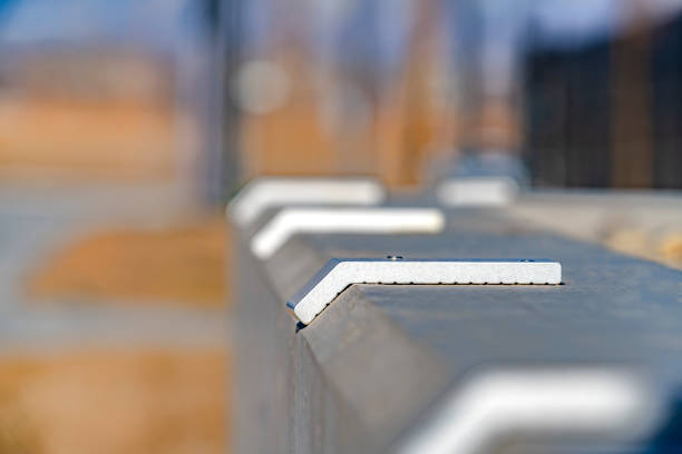 Metal pegs that are designed to stop skateboards and roller blades. This is a ledge at a local park in Utah Valley. Stoppers that are intalled to stop vandalism.