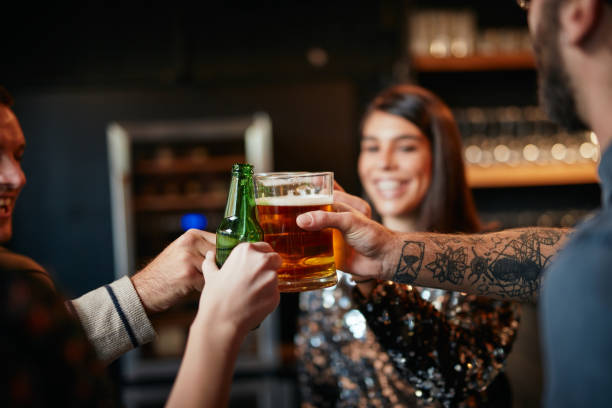 istock Friends toasting with beer. 1184902051
