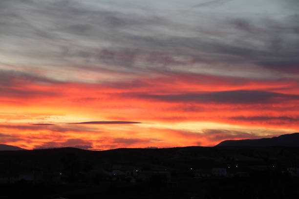 istock Lenticular clouds in Albox, Almeria 1184903196