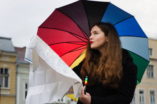 istock Tourist girl 1184904740