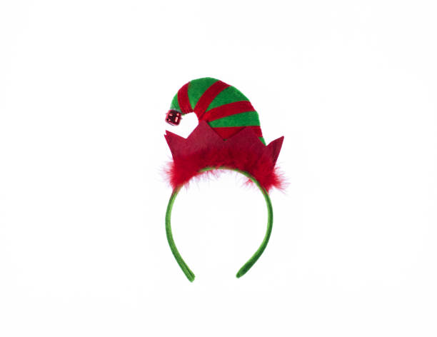 istock Santa Claus headband on white background 1184906029