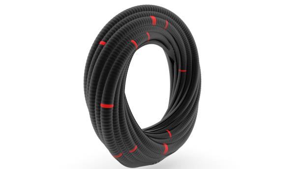 istock Abstract wire rubber in black color 1184907097