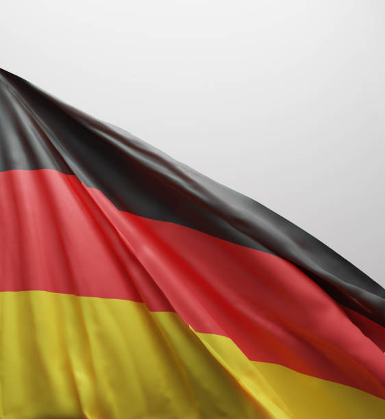 istock German Flag, Germany National Colors Background  <<3D Rendering>> 1184909994