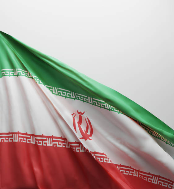 istock Iranian Flag, Iran National Colors Background  <<3D Rendering>> 1184910541