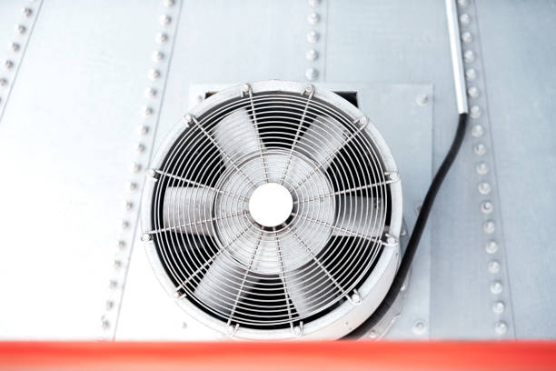 istock Industrial exhaust fan 1184912287