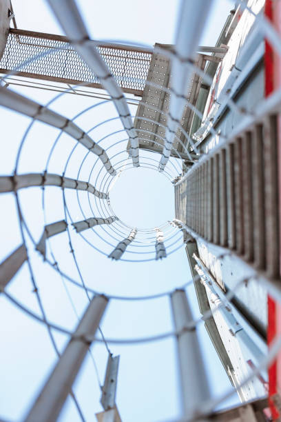 istock Vertical industrial stairs 1184912296